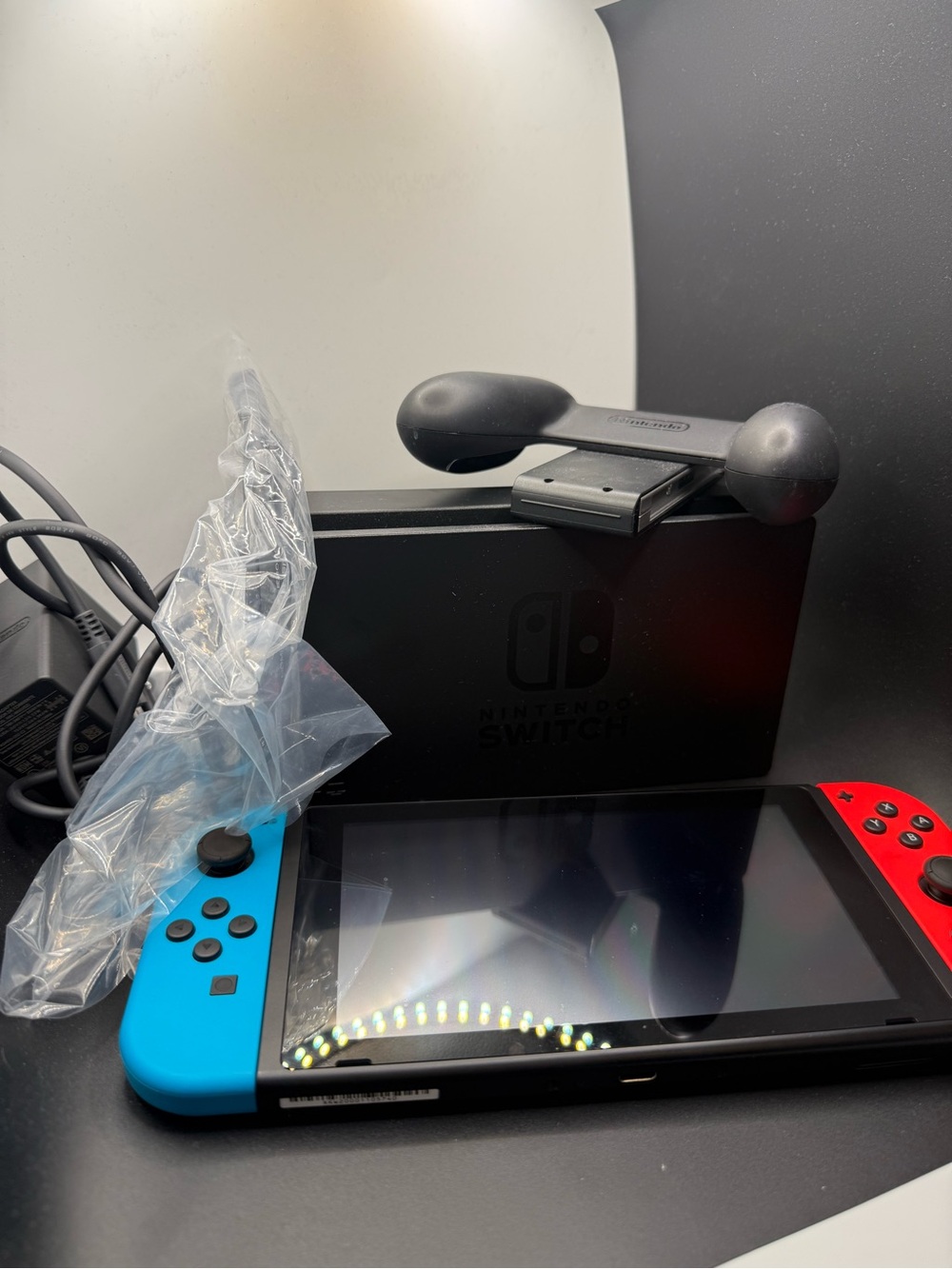 Nintendo Switch Console with Neon Blue & Neon Red Joy-Con